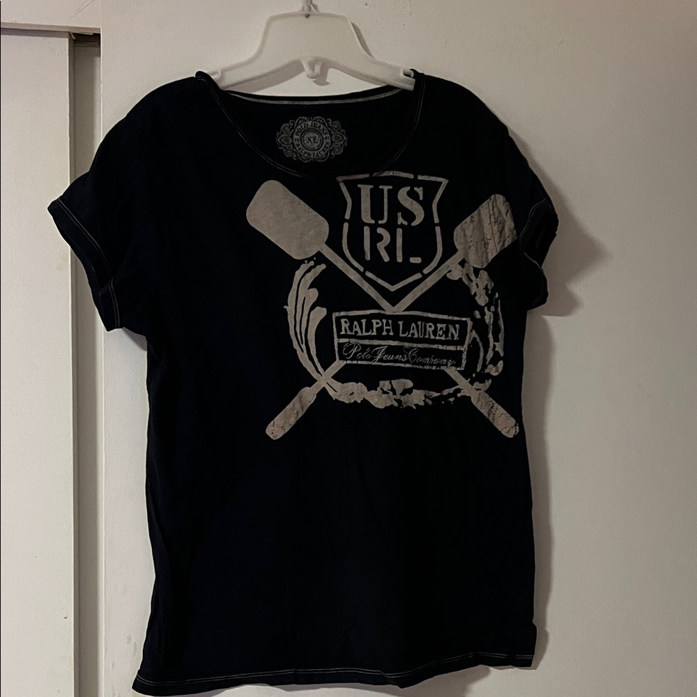 Ralph Lauren Navy Graphic Tee